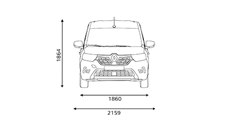 Renault Kangoo E-Tech electric dimensioner 