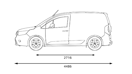 Renault Kangoo E-Tech electric dimensioner 